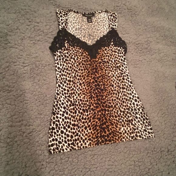 White House Black Market Animal Print Sleeveless - Picture 3 of 11